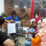 نمای کلی گالری آموزشگاه هنرهفتم شیراز